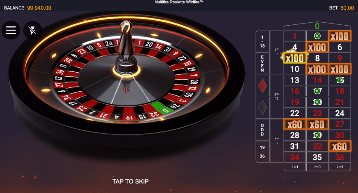 Multifire Roulette Wildfire