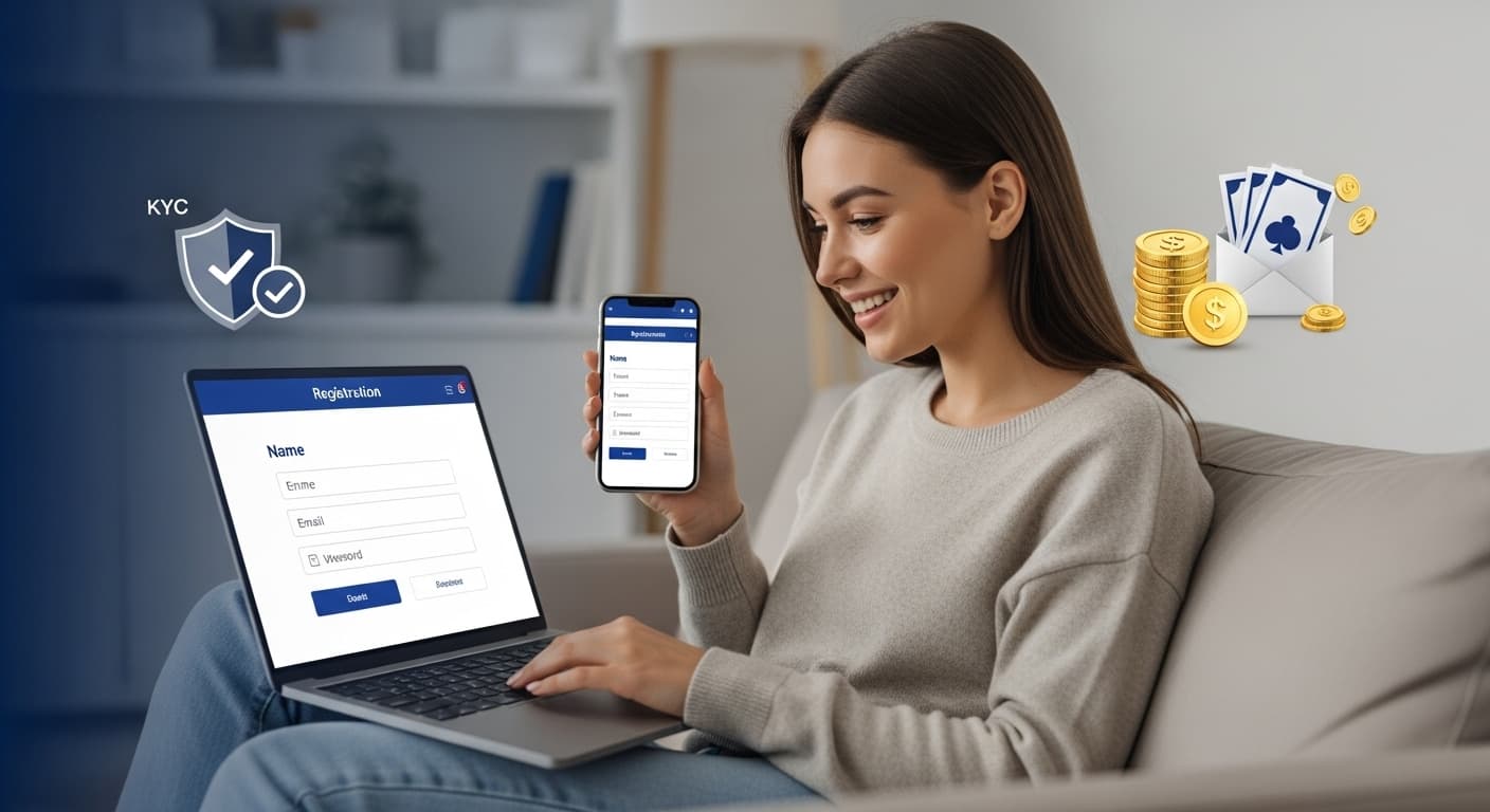 Hur man registrerar sig på ett onlinekasino: en steg-för-steg-guide image