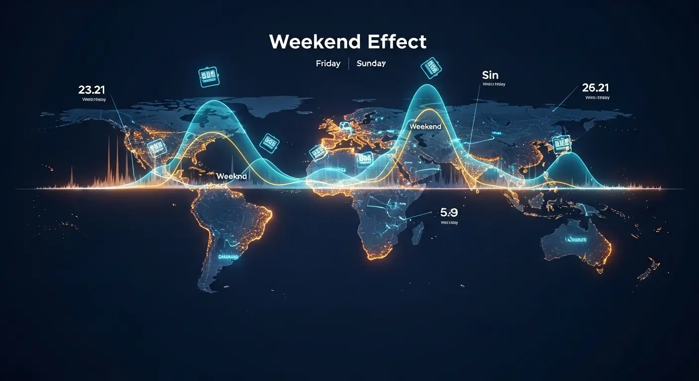 The Weekend Effect: Why Slot Rankings Surge Across Regions in 2025